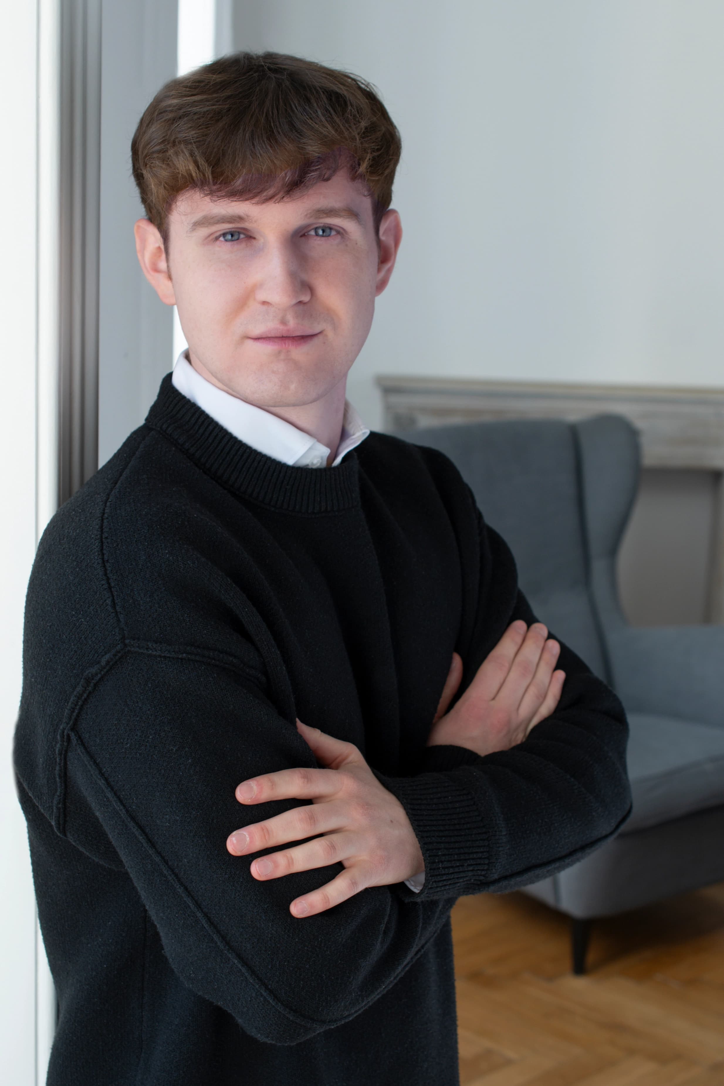 Psychotherapeut Paul Tiefenböck in seiner Praxis in 1050 Wien Margareten